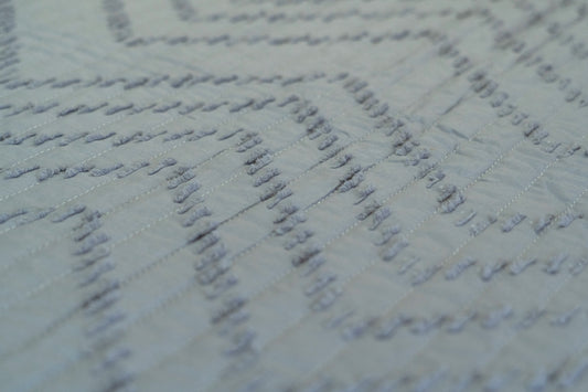 Solid Light Gray King Size Quilted Bedcover – 100% Cotton