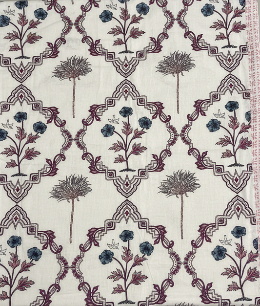 Jaipuri Handblock Print Single Bed Mulmul Dohar Comforter (Set of 2 Dohars)