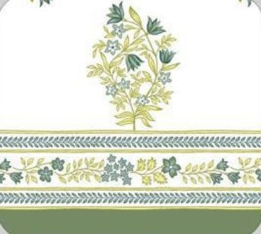 Fresh Florals & Vine Jaipuri Handblocked Print King Size Bedsheet