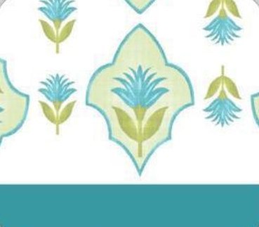 Diamond Floral Jaipuri  Handblocked Print Cotton King Size Bedsheet Set