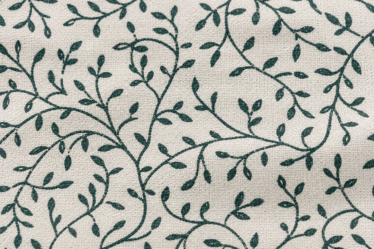 Green Vine 300 TC Cotton King Size Bedsheet