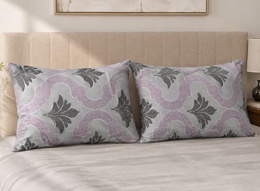 Mauve Moroccan 300 TC Cotton King Size Bedsheet