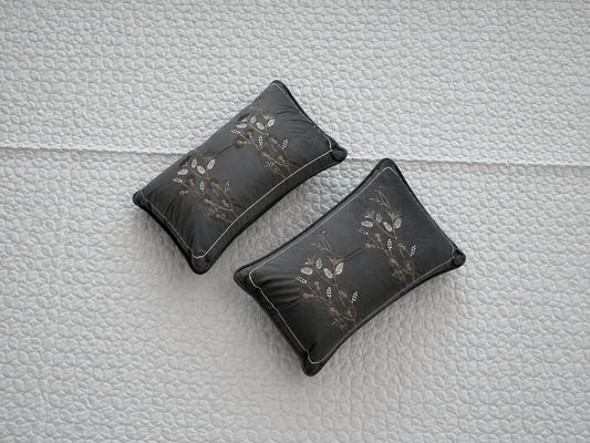 Light Gray Tufted Quilted Luxurious 5-piece Bedcover Set
