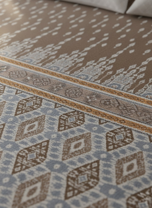 Serenity Dream 240 TC Pure Cotton King Size Bedsheet