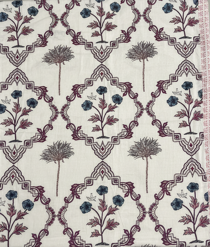 Jaipuri Handblock Print Single Bed Mulmul Dohar Comforter (Set of 2 Dohars)