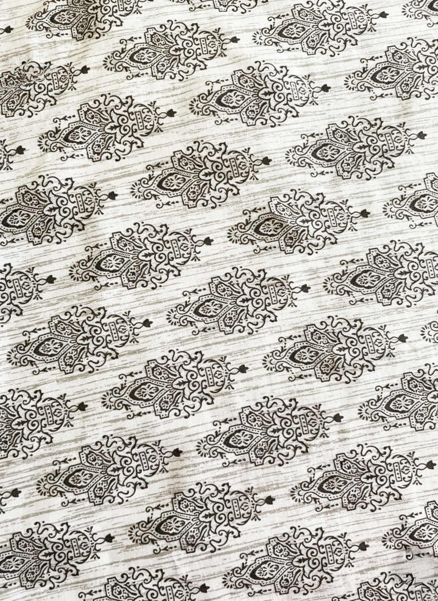Earthen Paisley Double Mulmul Cotton Dohar | Jaipuri Hand Block Print