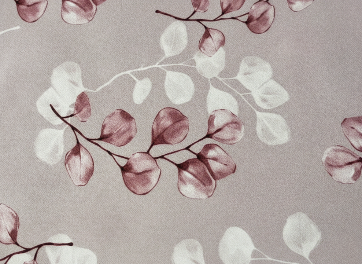 Dusty Rose Eucalyptus 240 TC Cotton King Size Bedsheet