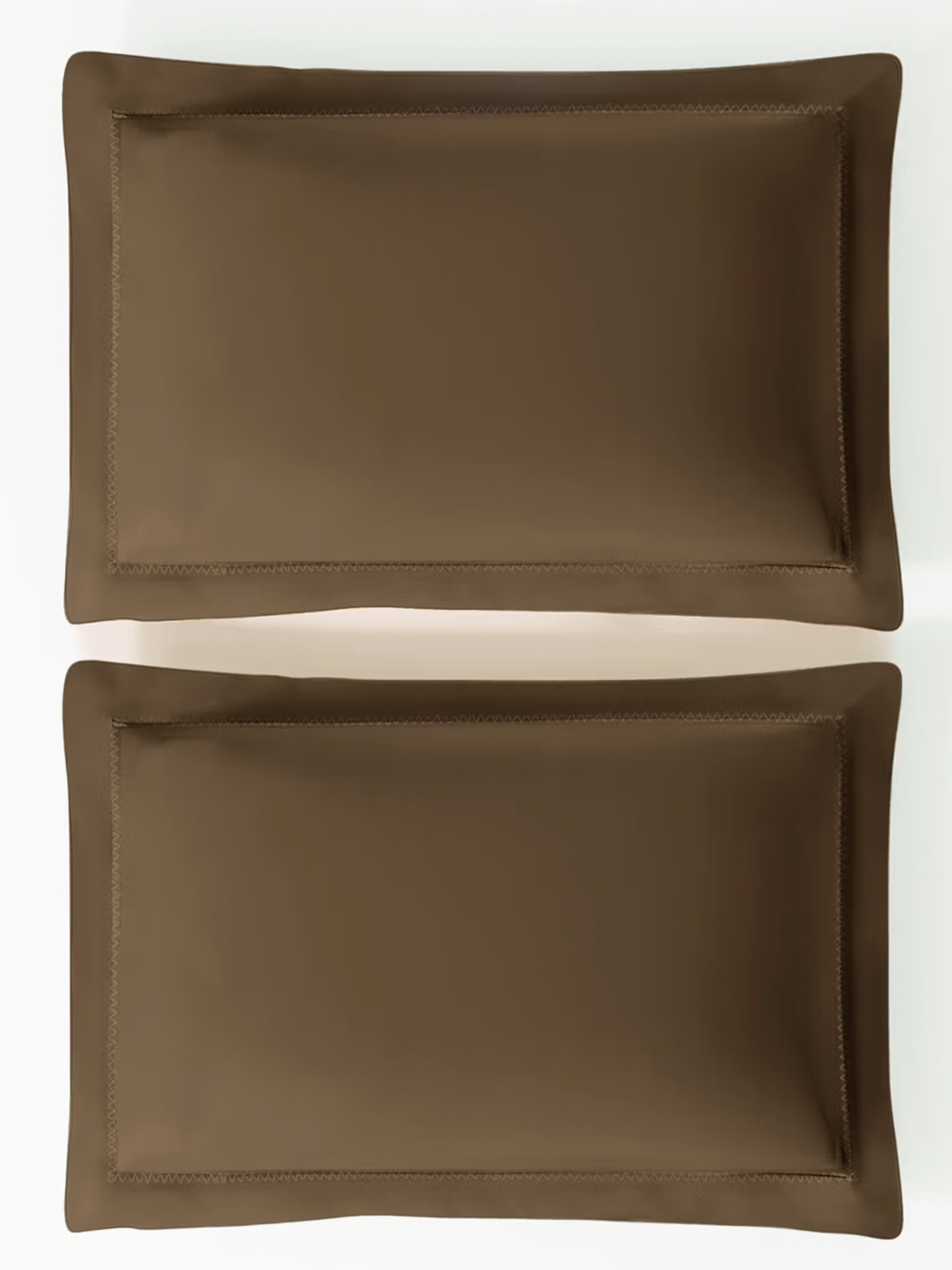 Moss Brown Solid 400 TC Pure Cotton King Size Bedsheet with 2 Pillow Covers